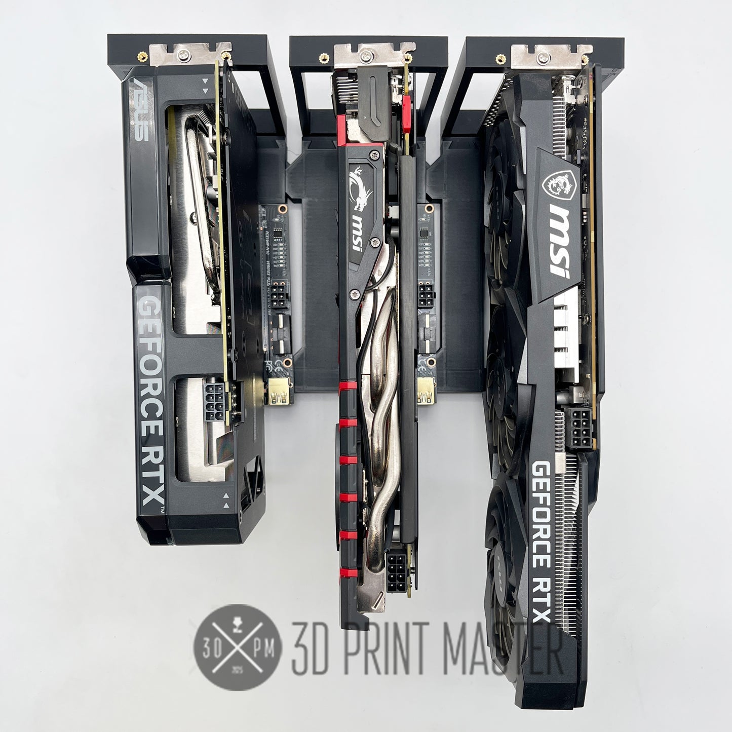 Graphics Card Riser Stand for Test Bench/Mining/Desktop Case + 3x Screws