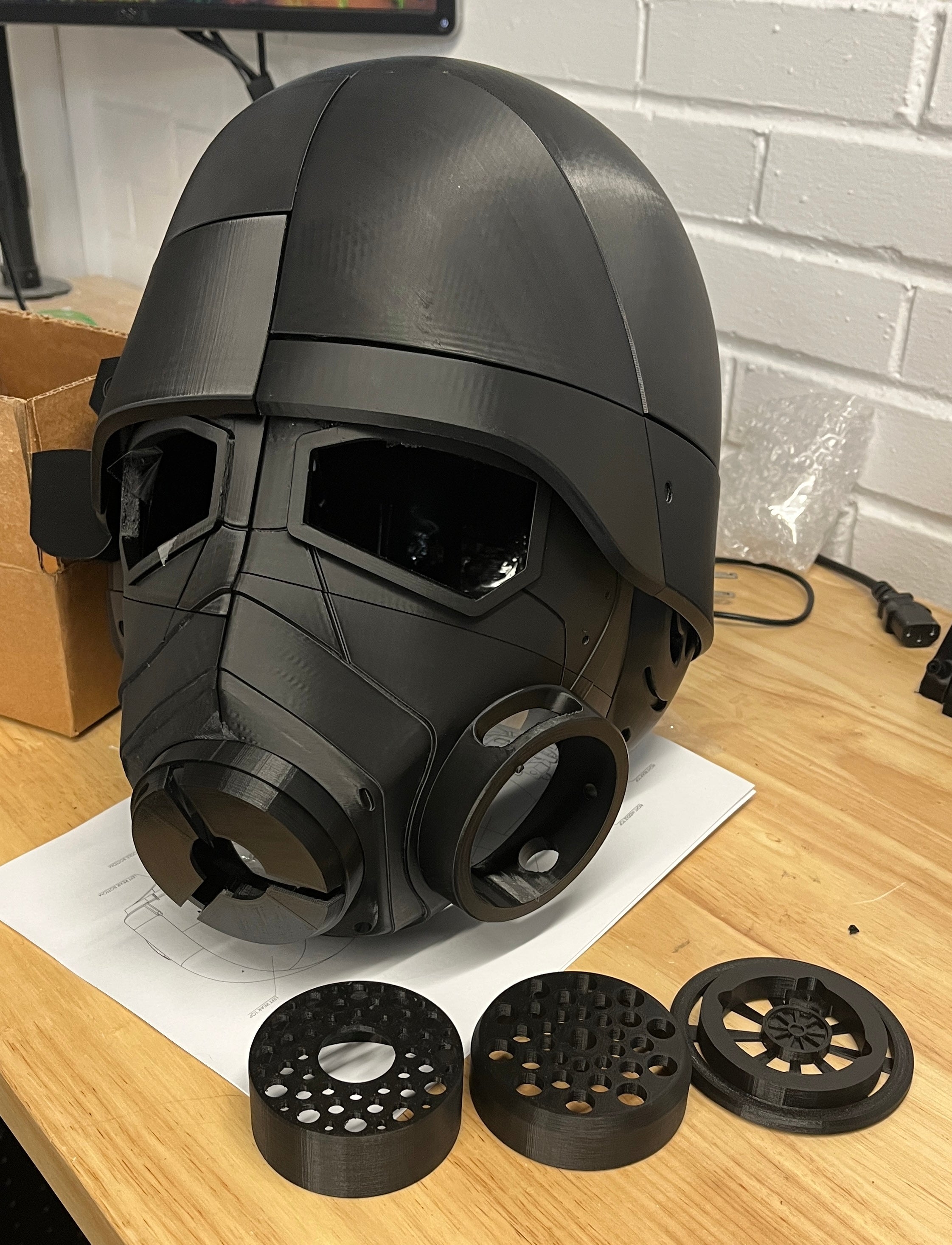 Fallout New Vegas inspired NCR Ranger Helmet – 3D Print Master
