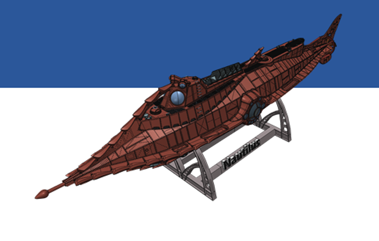 The Nautilus- 20,000 Leagues Under the Sea Submarine from Movie