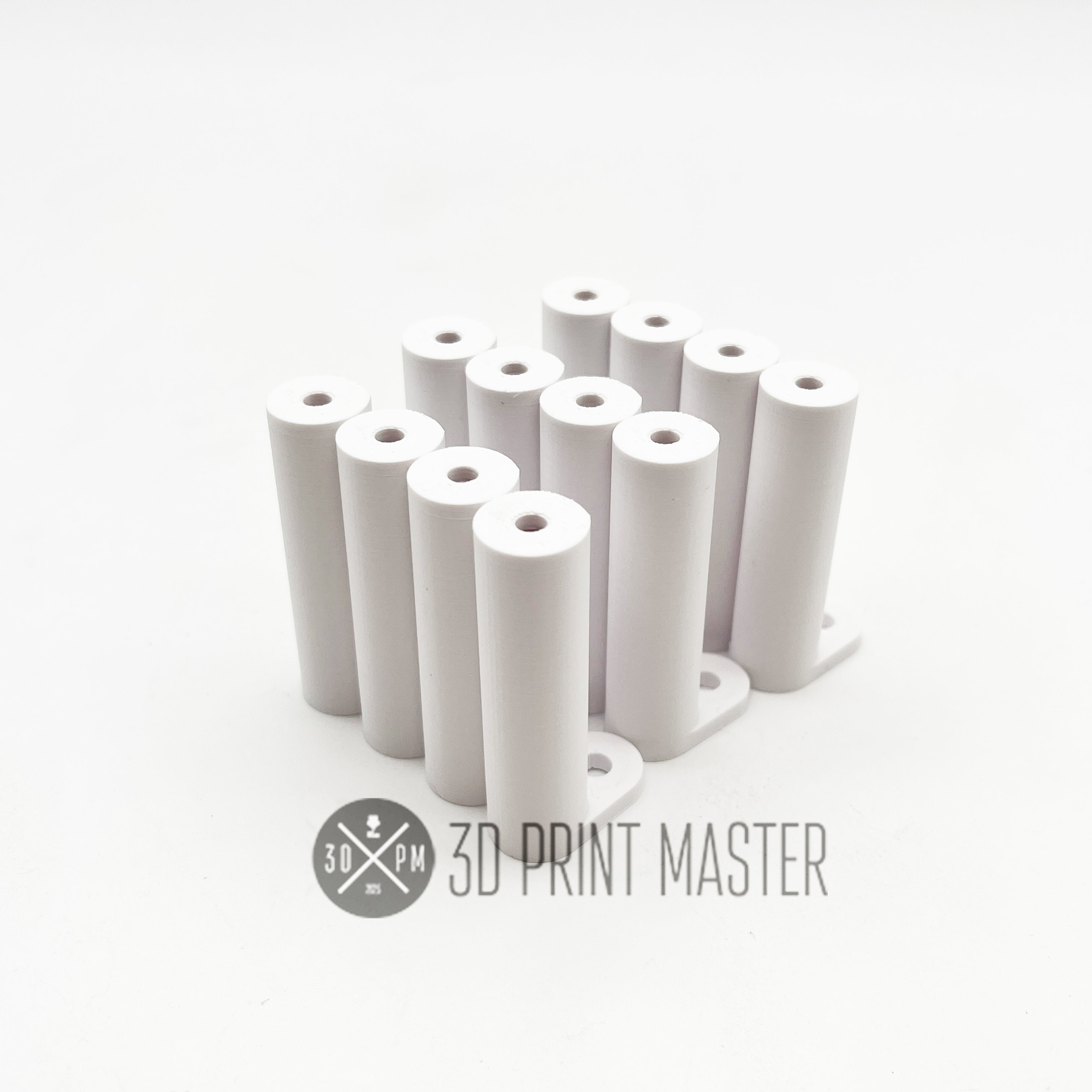 Universal Standoff - 3/4 & 2 inch Mounting Brackets, Wall Mount, Custom PC  (12 Pack)