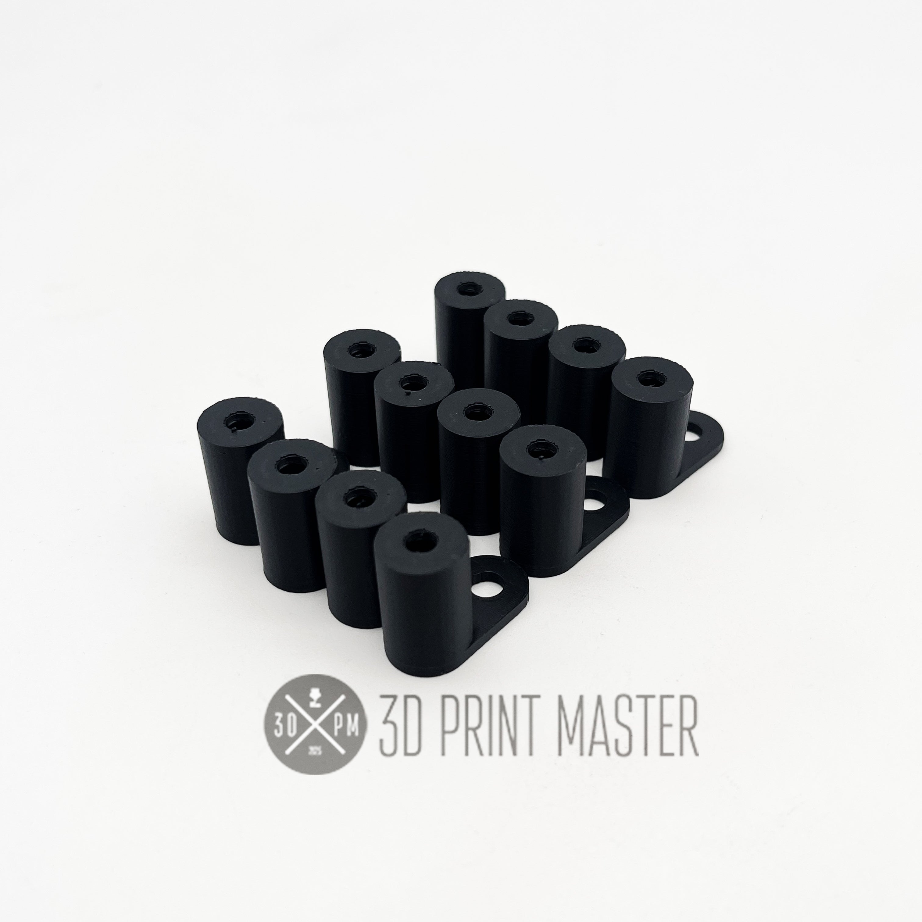 Universal Standoff - 3/4 & 2 inch Mounting Brackets, Wall Mount, Custom PC  (12 Pack)