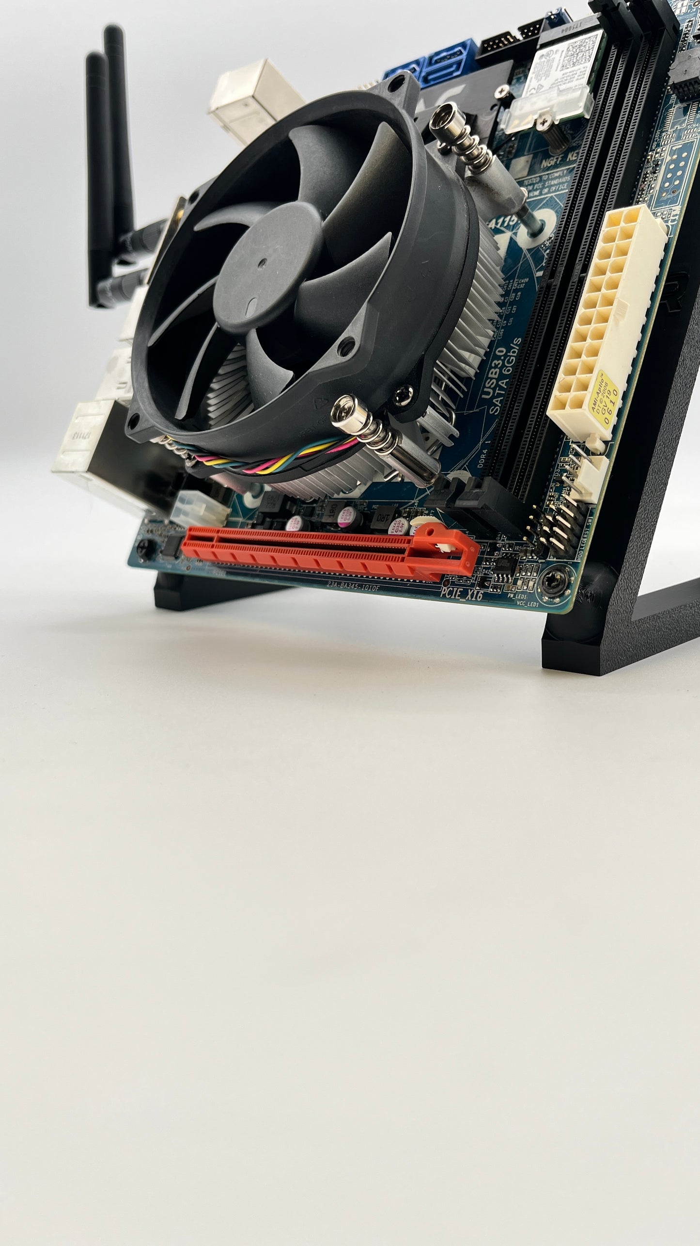 Mini ITX Vertical Motherboard Stand - Show Stand, Desktop, or Display Stand