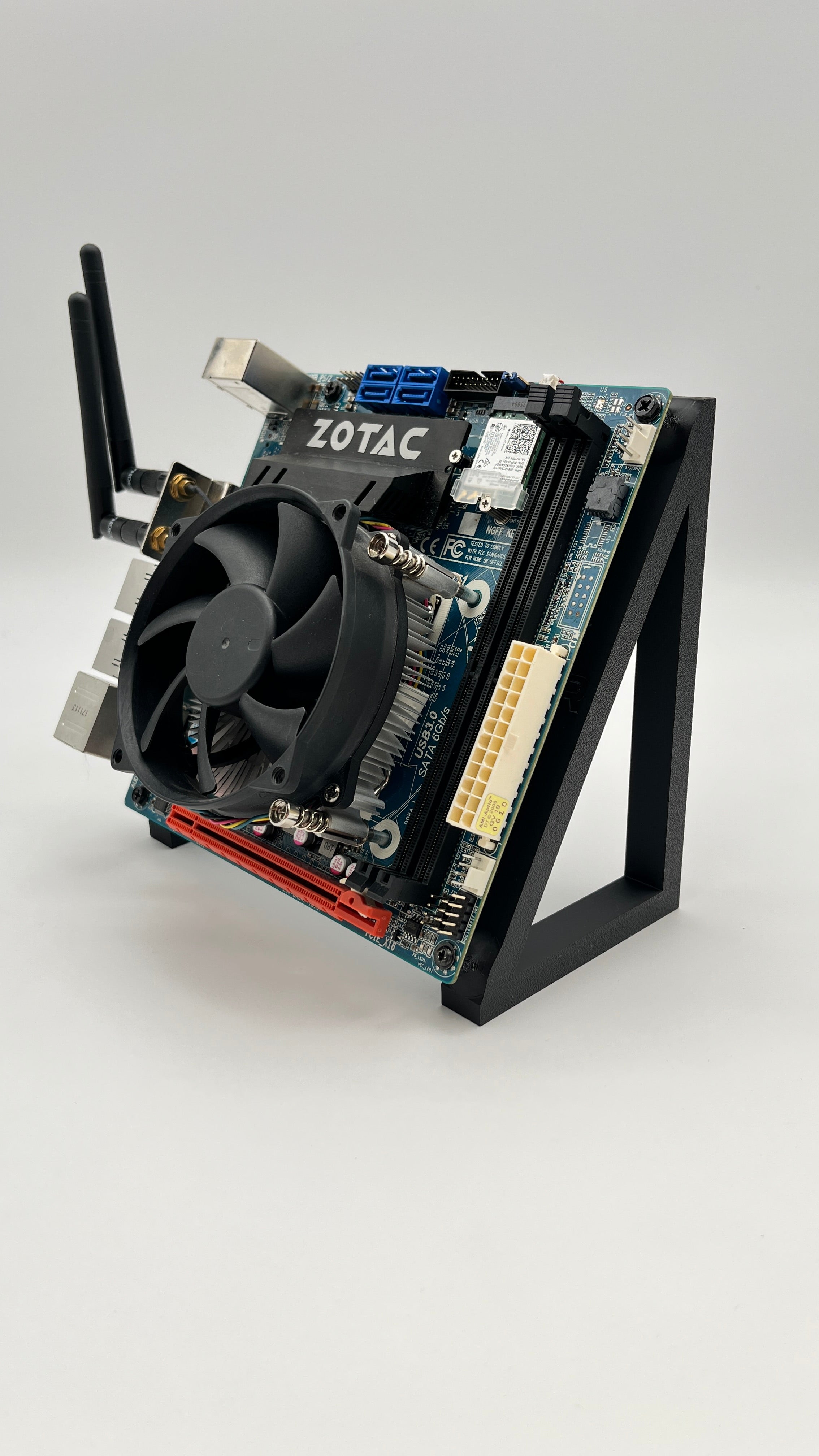 Mini ITX Vertical Motherboard Stand - Show Stand, Desktop, or Display Stand