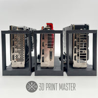 Graphics Card Riser Stand for Test Bench/Mining/Desktop Case + 3x Screws