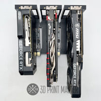 Graphics Card Riser Stand for Test Bench/Mining/Desktop Case + 3x Screws