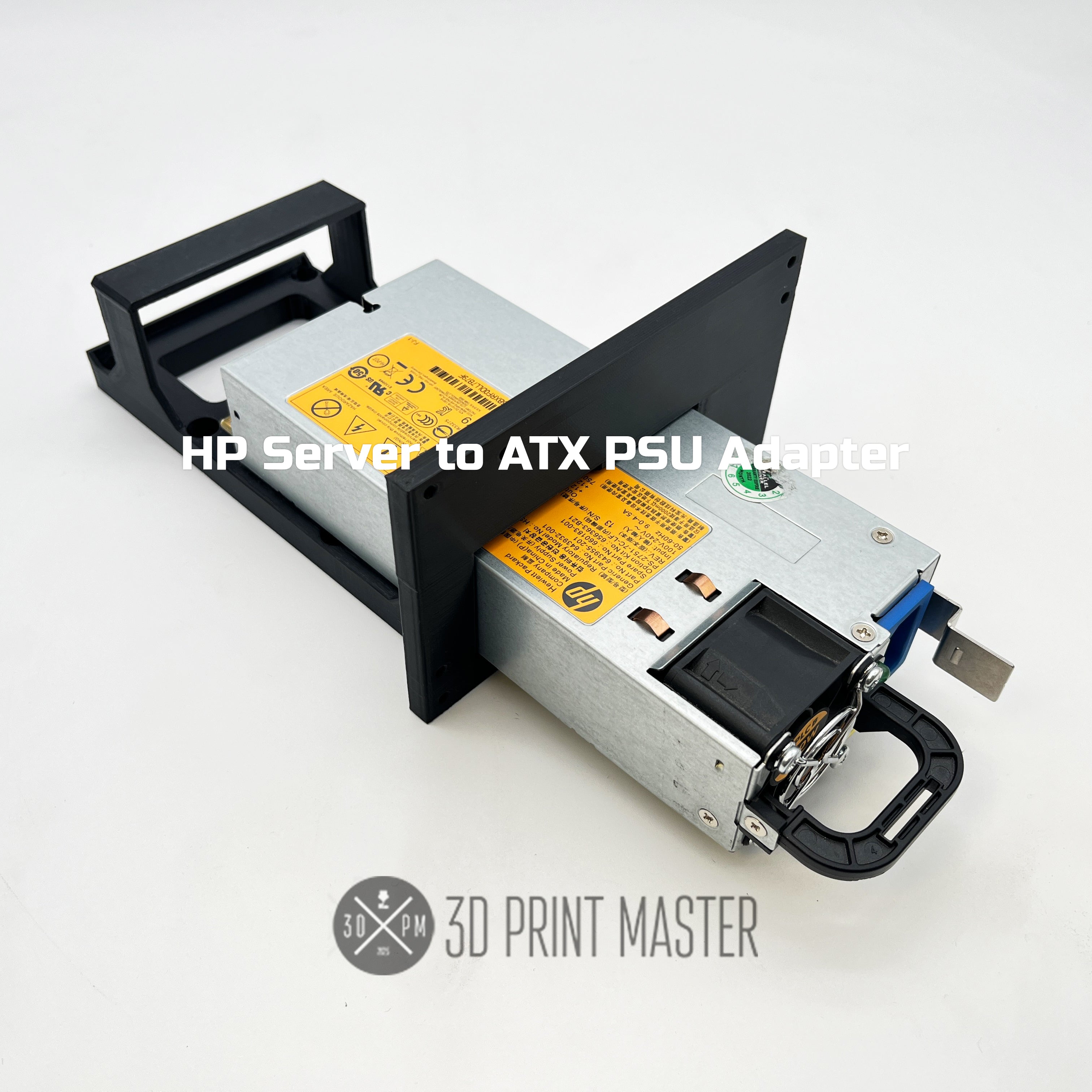 HP Server PSU to ATX PSU Adapter | Low Profile & Standard | 3D Print Master LLC