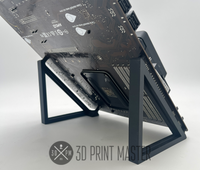 Basic Motherboard Stand for CPU Crypto Mining + Screws | 45° or 60°