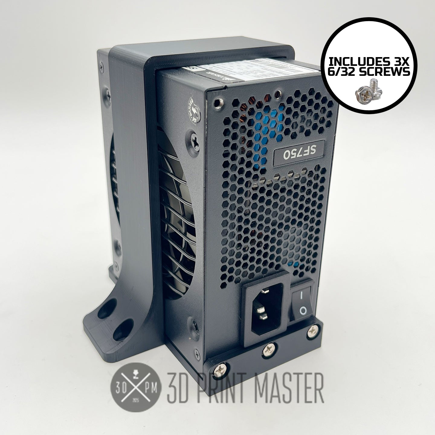 SFX Power Supply Mounting Bracket | Horizontal & Vertical + Screws