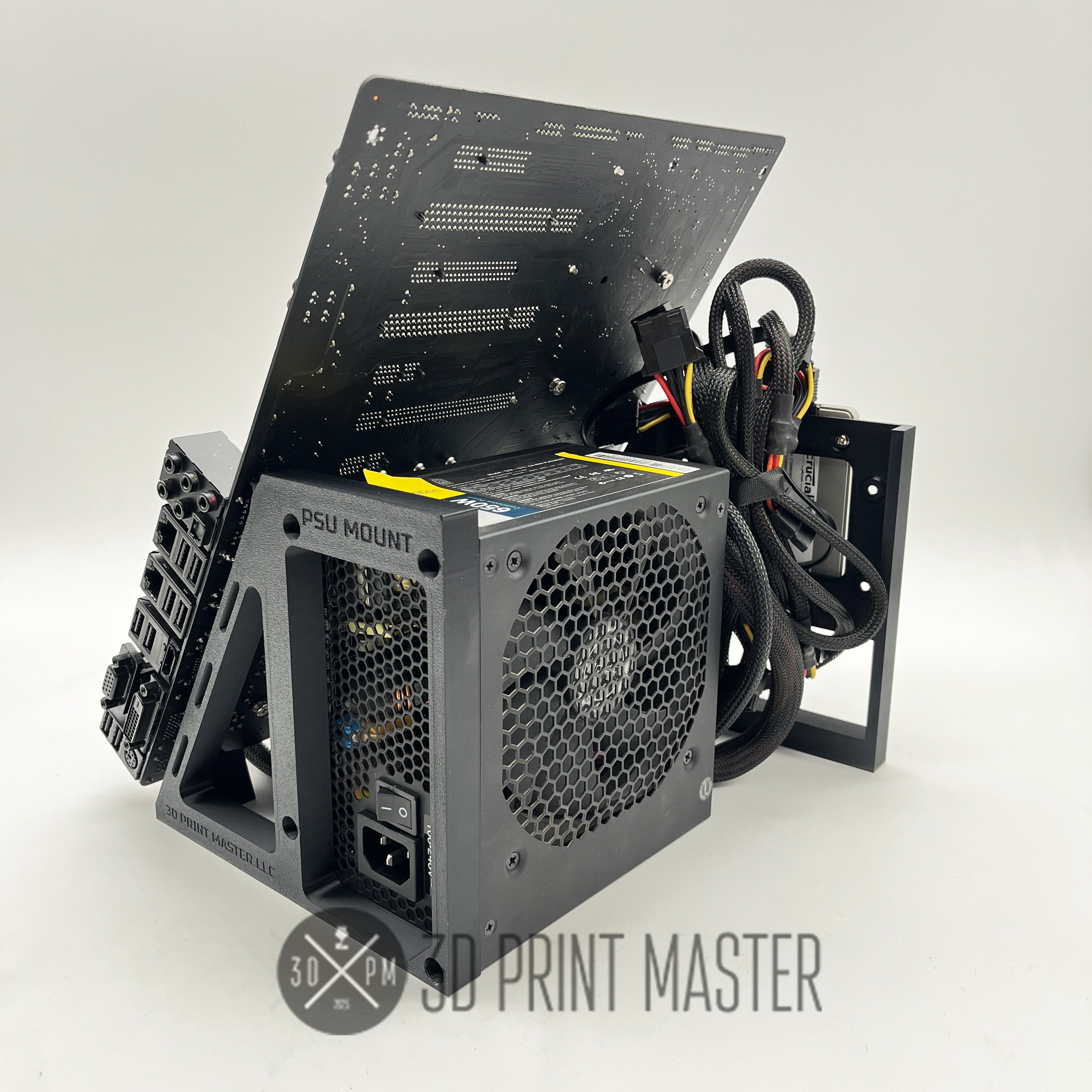 Crypto Mining Motherboard Test Bench + GPU Stand / PC and Test Rig + Screws