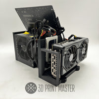 Crypto Mining Motherboard Test Bench + GPU Stand / PC and Test Rig + Screws