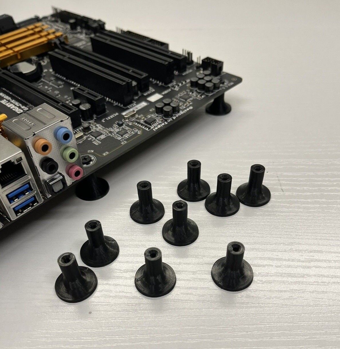 Pc Fet Motherboard Screwed Standoff Feet for CPU Crypto Mining/Desktop PC (9 ...